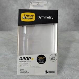 G7. Otterbox Symmetry Drop+‎ Case for Samsung Galaxy S23+ In Clear
